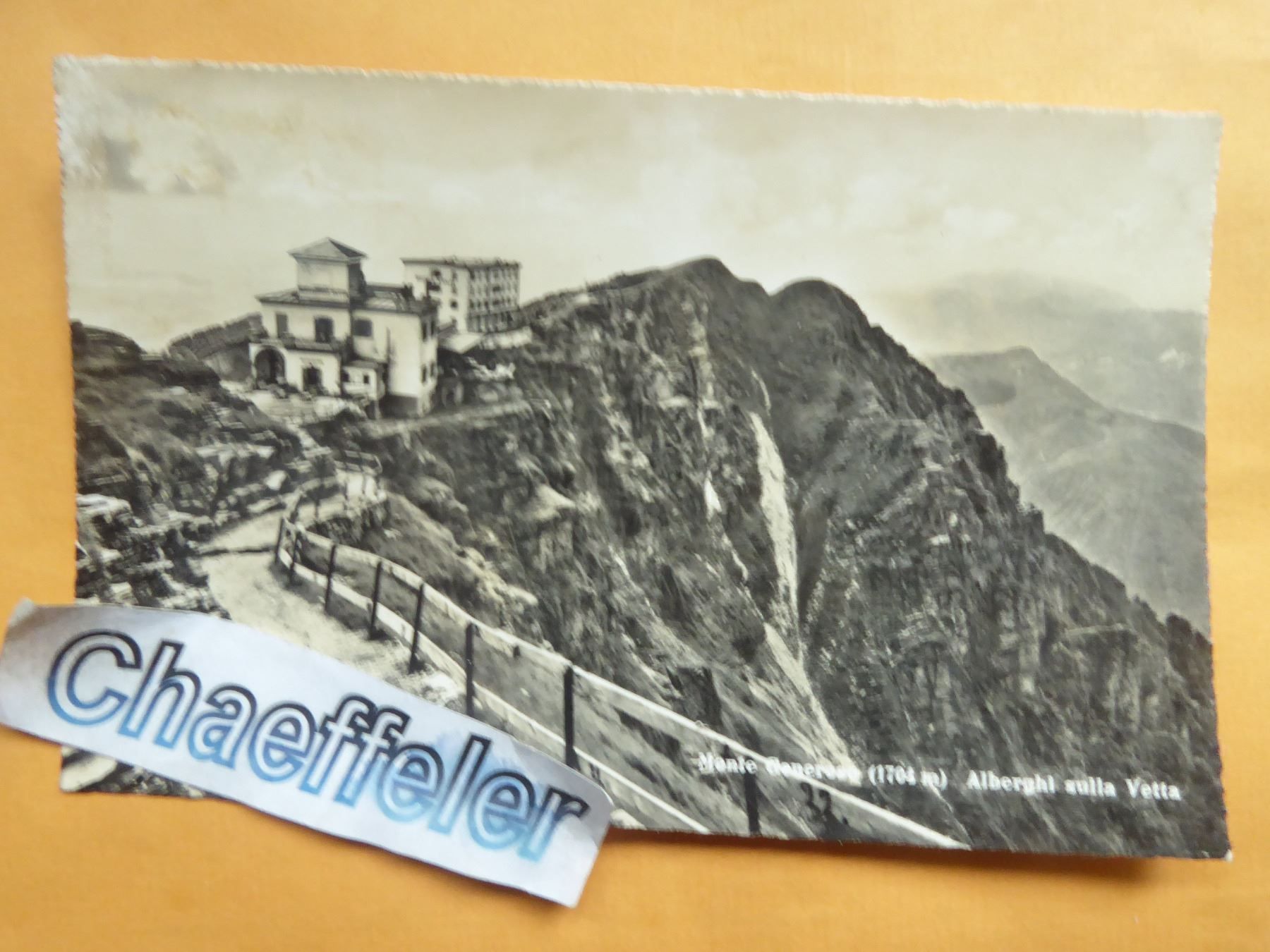Cartoline postali: Monte Generoso. Alberghi sulla Vetta – Usato da Zürich venduto da Chaeffeler
