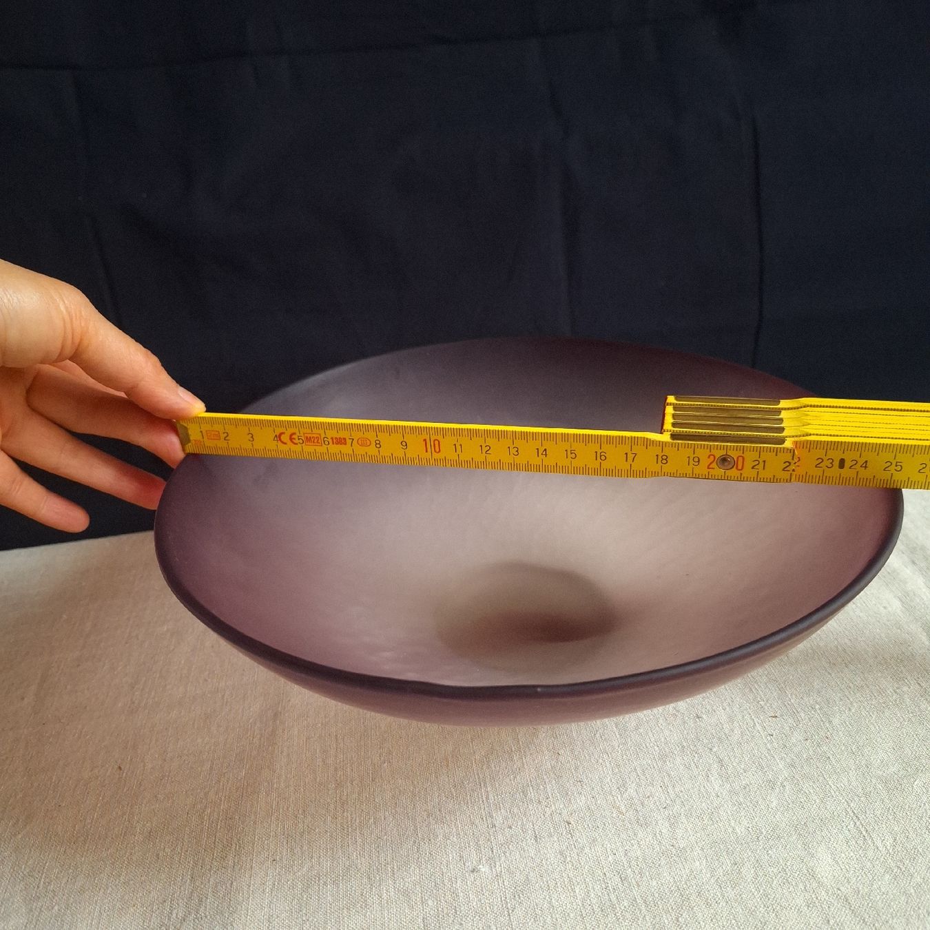 Schalen: Versand möglich! Elegante Glasschale, Schüssel, – Gebraucht aus Winterthur von Goldpipau 4
