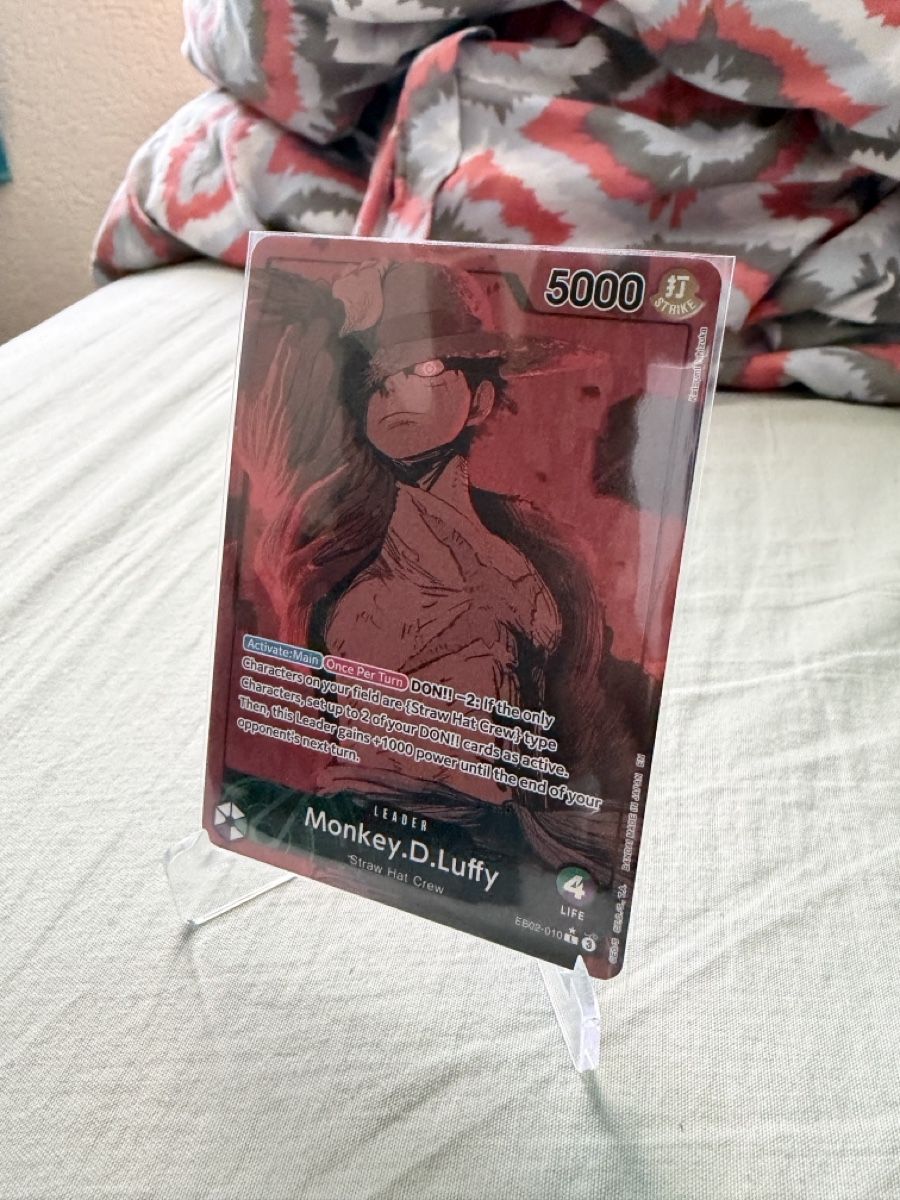 Bandai Cartes à collectionner: Eb02 monkey d Luffy Alt art Leader – Neuf (Voir description) à Ostermundigen par AF1Warehouse1