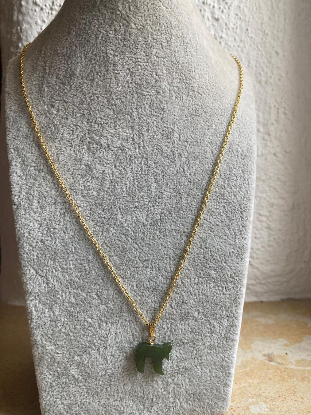 Catenine: Jade Bärli Halskette (48cm) – Usato da Laufen venduto da Bellebellezza 1