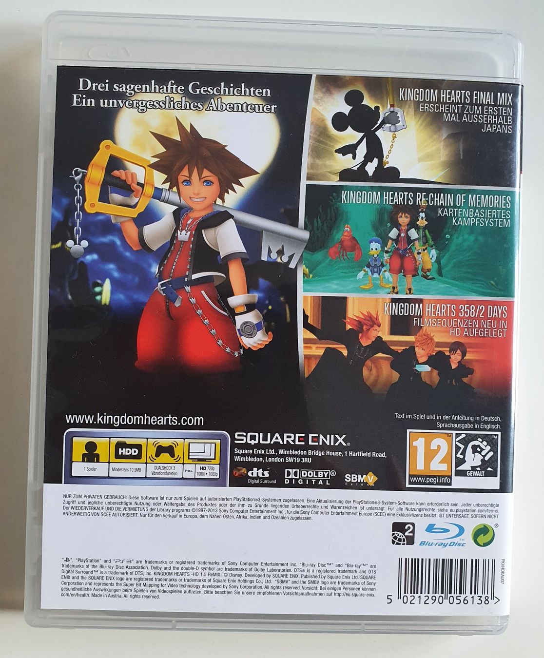 Sony Giochi: Kingdom Hearts HD 1,5 Remix Ps3 – Usato da Heimberg venduto da Nadia-Mia87 2