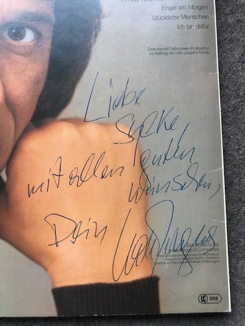 LP Udo Jürgens Silberstreifen mit Widmung+Autogramm | Kaufen auf Ricardo