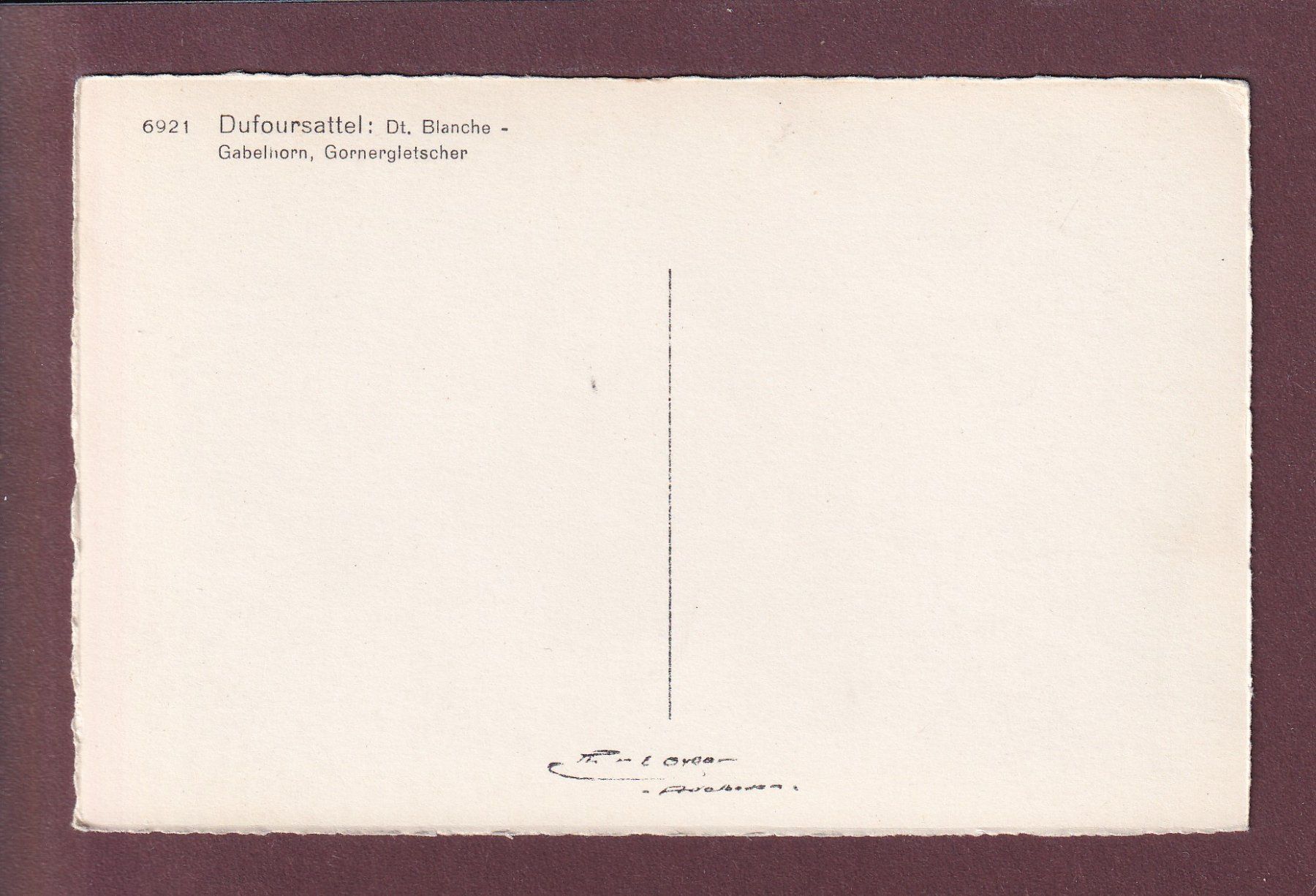 Cartoline postali: DUFOURSATTEL - Panorama – Usato da Pully venduto da nicecards 1