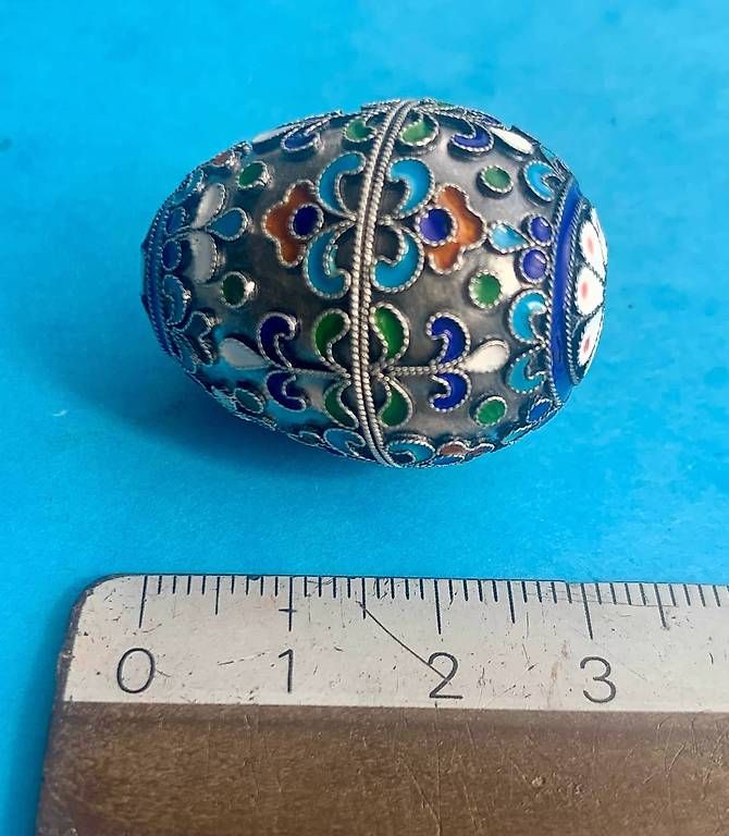 Geschirrsets: Salière russe en émail cloisonné – Gebraucht aus Bourg-St-Pierre von GdCombin