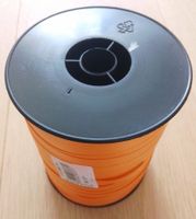 Geschenkband 741606 7mm x 500 m orange, Zierband, Basteln