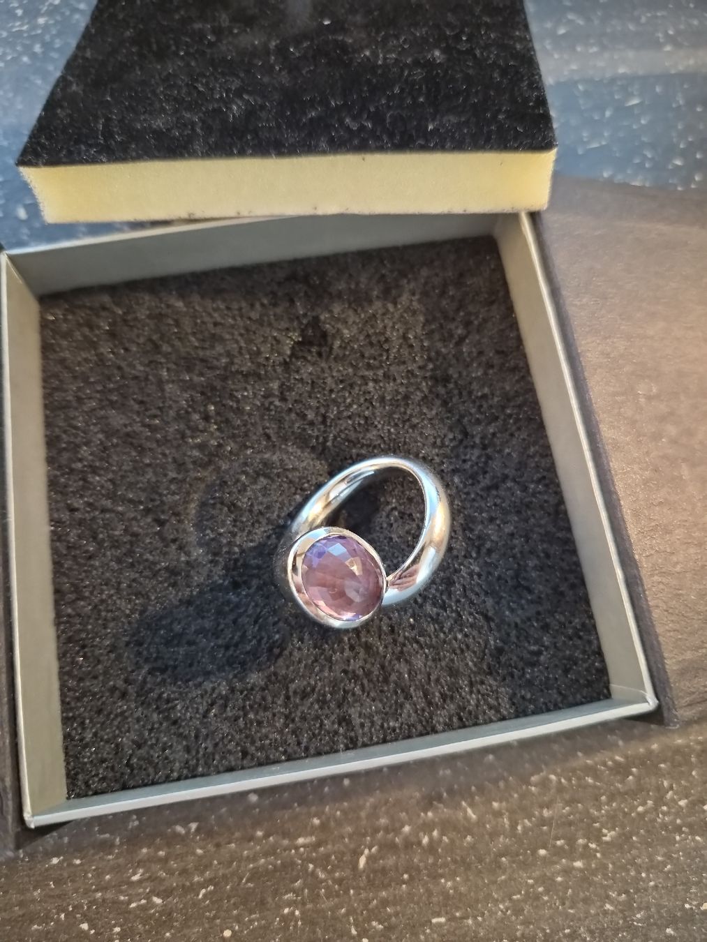 Bagues: Handgefertigter Bernhard-Müller-Ring - 925 Silber, Amethyst – D'occasion à Zürich par Phippu100 1
