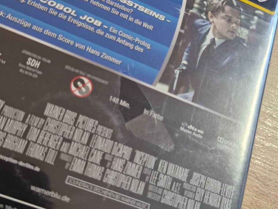 Tutti i DVDs: Inception (2010) NEU OVP Bluray – Nuovo e nell'imballaggio originale da Pfungen venduto da Whitie 2