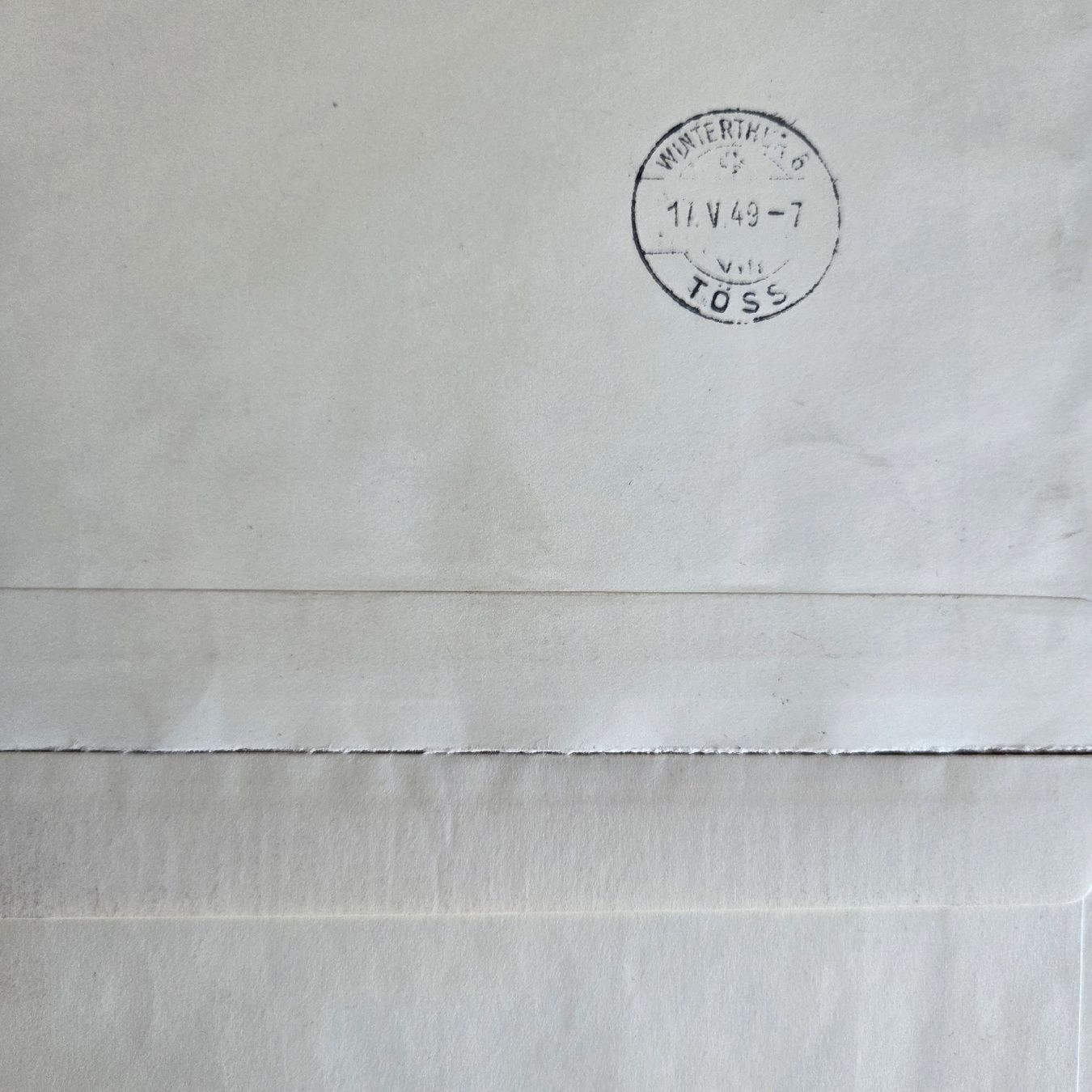Tutti i francobolli: Alte Briefe von 1949 mit Schweizer Briefmarken - Top – Usato da Stans venduto da Ducati16 7