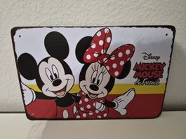 Mickey Mouse Blechschild - Vintage Wanddeko für Fans!