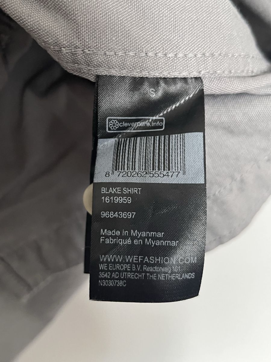We Camicie: Herren Hemd grau Grösse S Stretch Oxford WE – Usato da Wolfhausen venduto da Sel86i 4