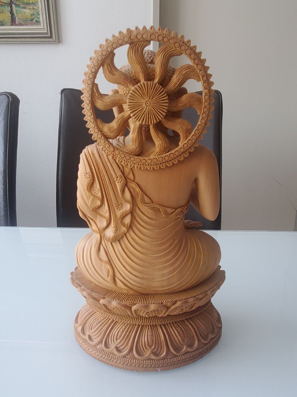 Statuette: Buddha Figur, Holz – Usato da Frauenfeld venduto da BeneFull 1