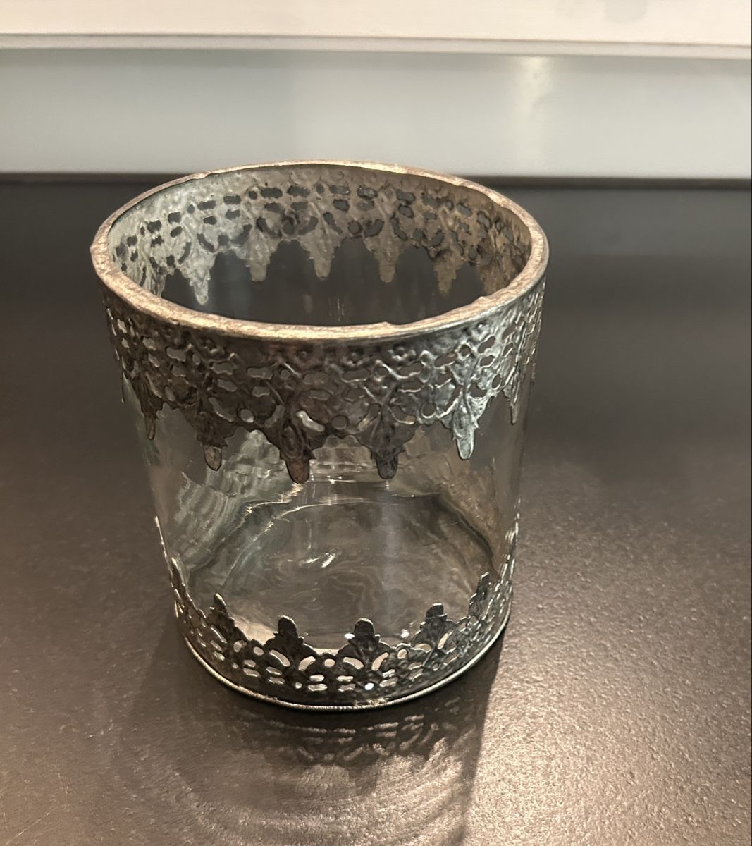 Tutte le decorazioni: Kerzenglas mit Metallverzierung – Usato da Brislach venduto da gre_t5pb