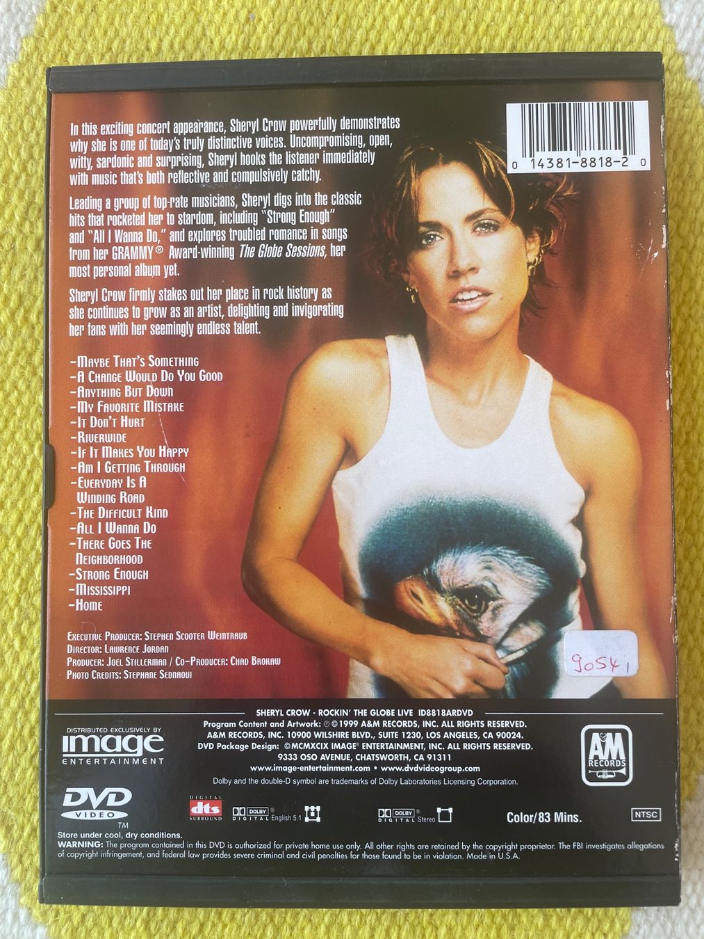 Tutti i DVDs: SHERYL CROW-DVD ROCKIN THE GLOBE LIVE – Usato da Rorschacherberg venduto da CD-Roli 1