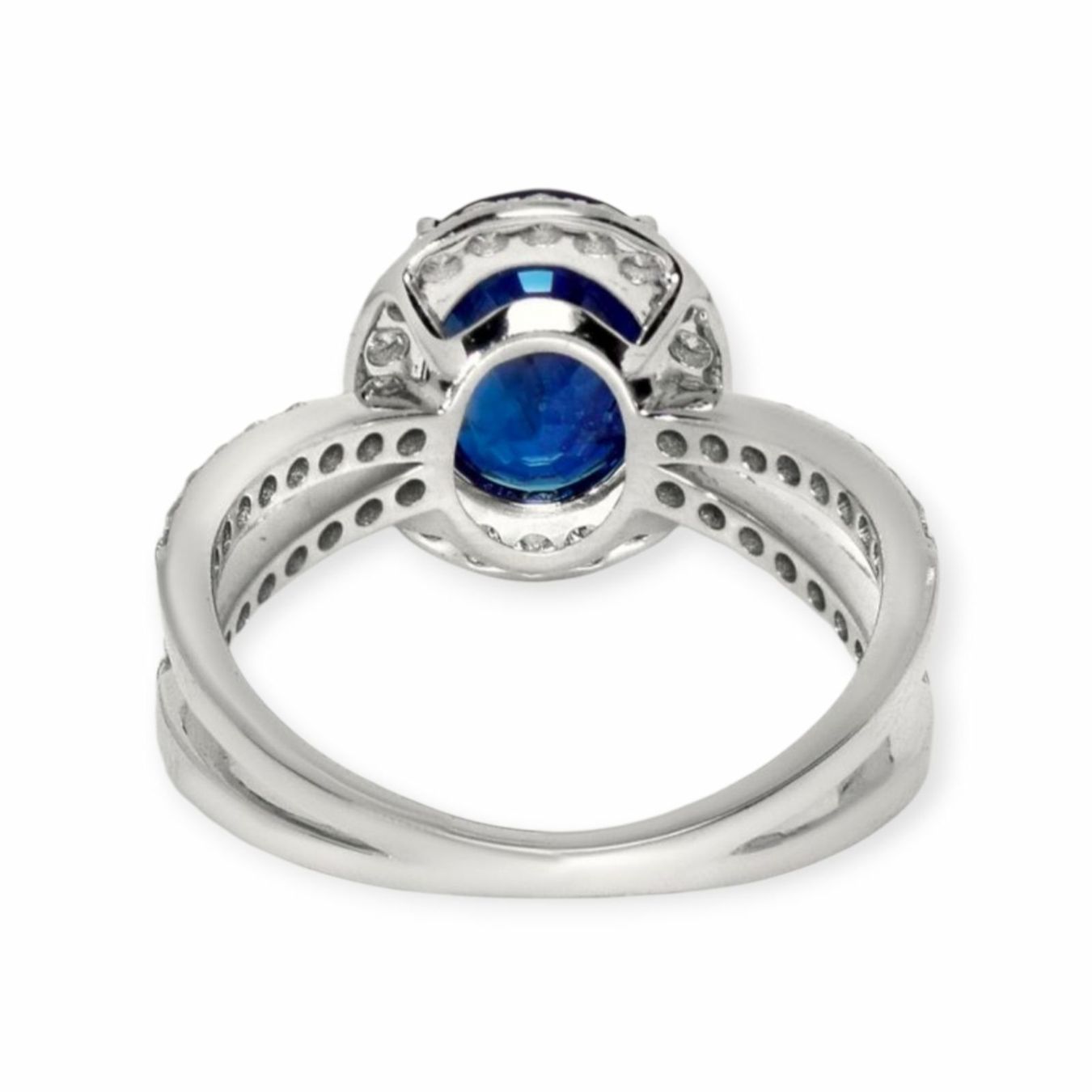 Anelli: Saphir-Ring 14k Weissgold 2,92ct – Nuovo e nell'imballaggio originale da Illnau venduto da Juwelier_Mahler_GmbH 3