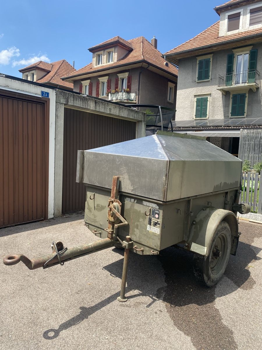 Rimorchi: Remorque militaire SUTTER Lungern année 74/75, robuste! – Usato da Reconvilier venduto da Alainroeth22