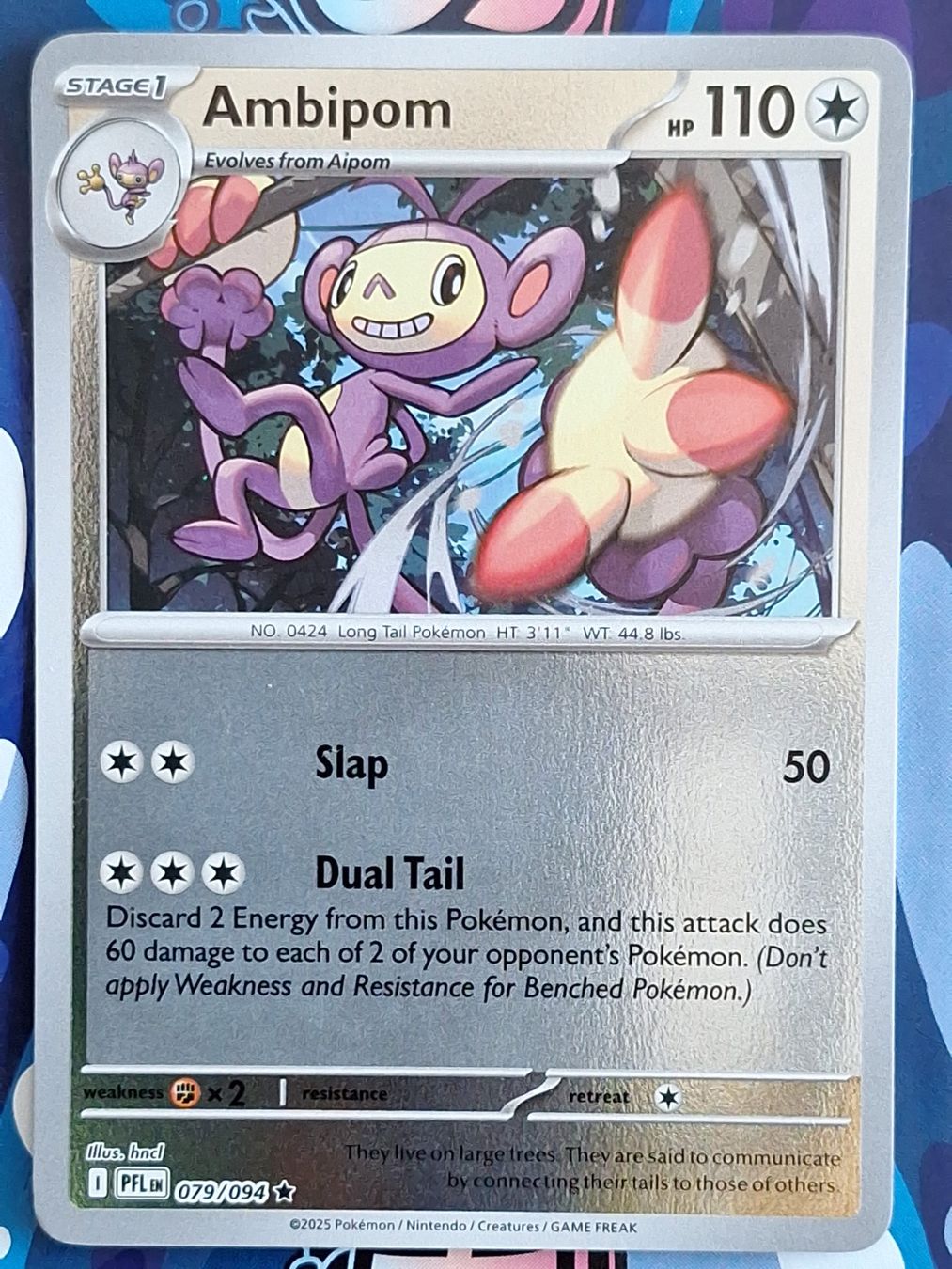 Pokémon Sammelbilder & Trading cards: Ambipom - Reverse Holo - Pokemon Phantasmal Flames #2.2 – Gebraucht aus Altstätten SG von GGsGameshop