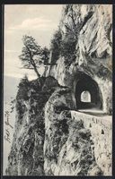 AK Merligen, Merligenstrasse, Tunnel