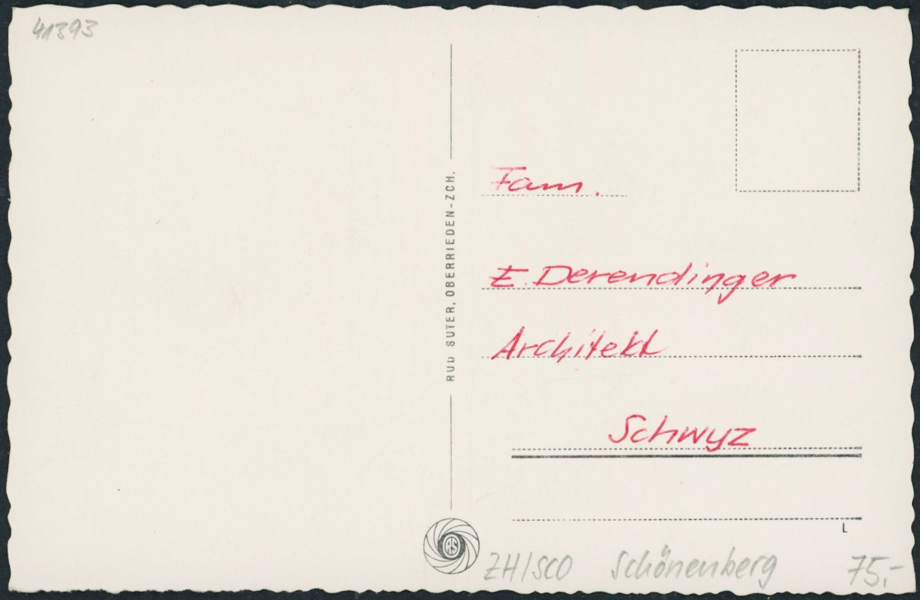 Cartoline postali: ZH Schönenberg – Nuovo (secondo la descrizione) da Schindellegi venduto da leecollect 1