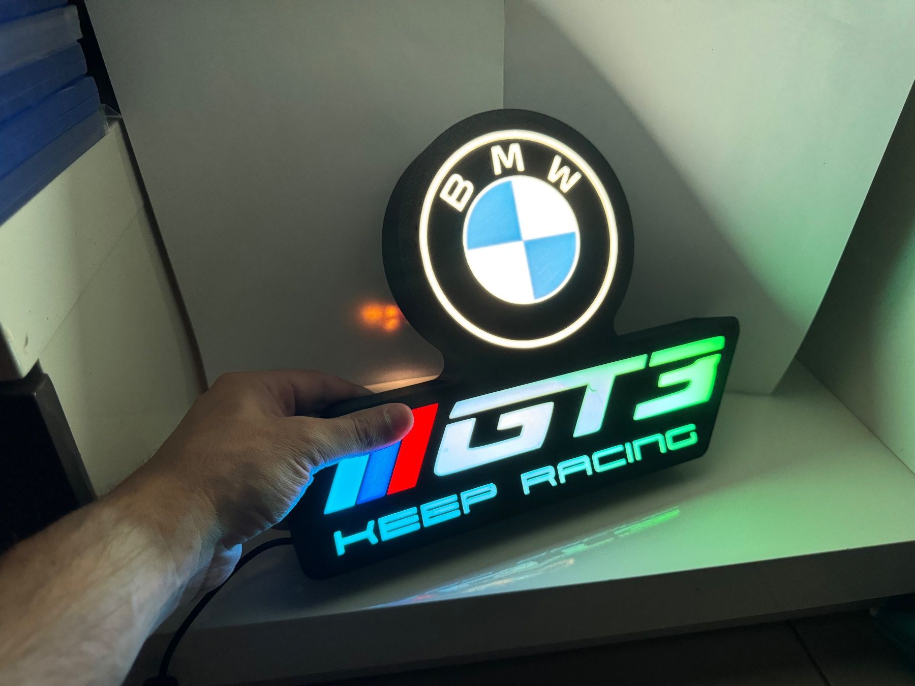Lampes: Lightbox lumière led BMW GT3 KEEP RACING – Neuf (Voir description) à Vicques par PAMB3D 9