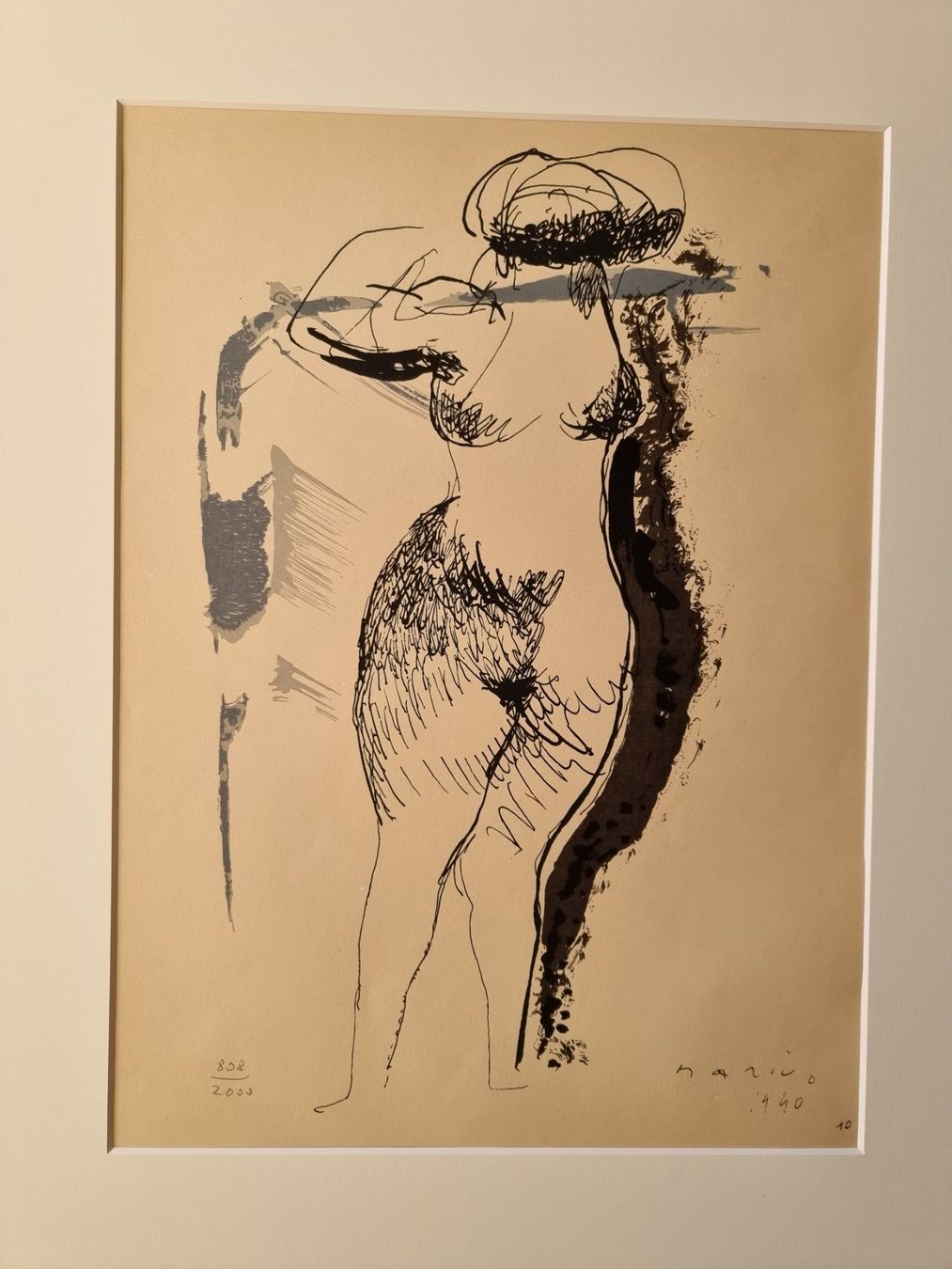 Foto & Immagini: MARINO MARINI NUMMERIERT MIT PASSEPARTOUT – Usato da Gersau venduto da grafik-kunst 1