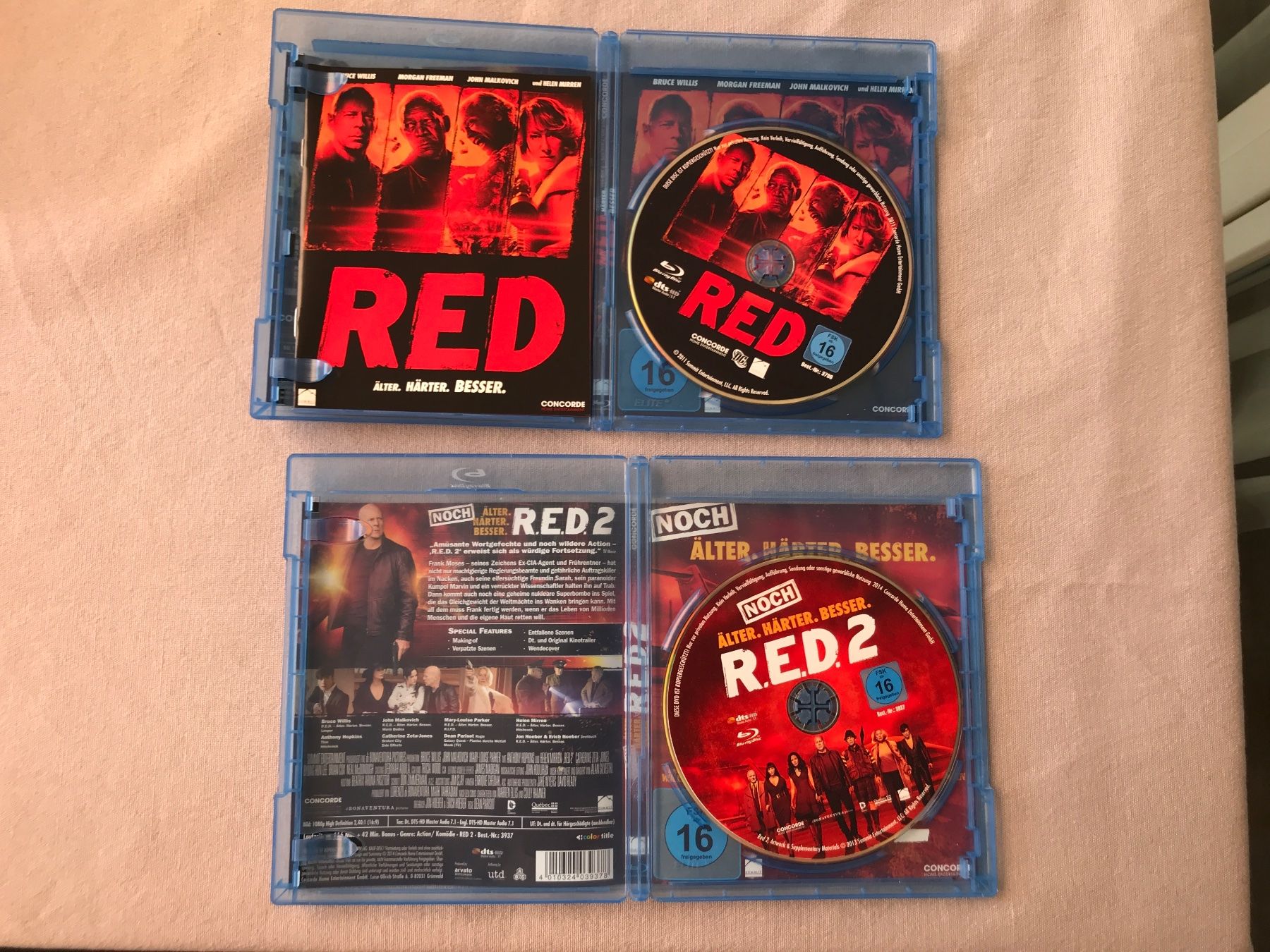 Tutti i DVDs: RED & RED 2 Blu-ray Disc – Usato da Niederhasli venduto da man_g89t 1