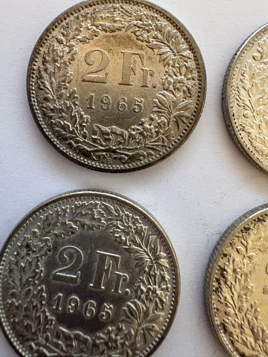 Tutti le monete: 4x 2 fr 1965 – Usato da Murten venduto da Tzaugg 2
