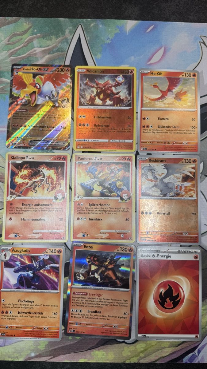Pokémon Cartes à collectionner: 9 Pokemon Karten - Feuer Set – Neuf (Voir description) à Dietlikon par abd_7qwy