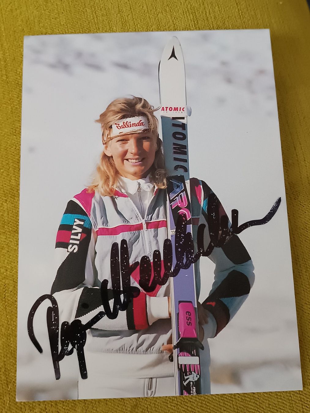 Autografi: Regine Mösenlechner - Ski - Handsigniert – Usato da Menziken venduto da Artographs