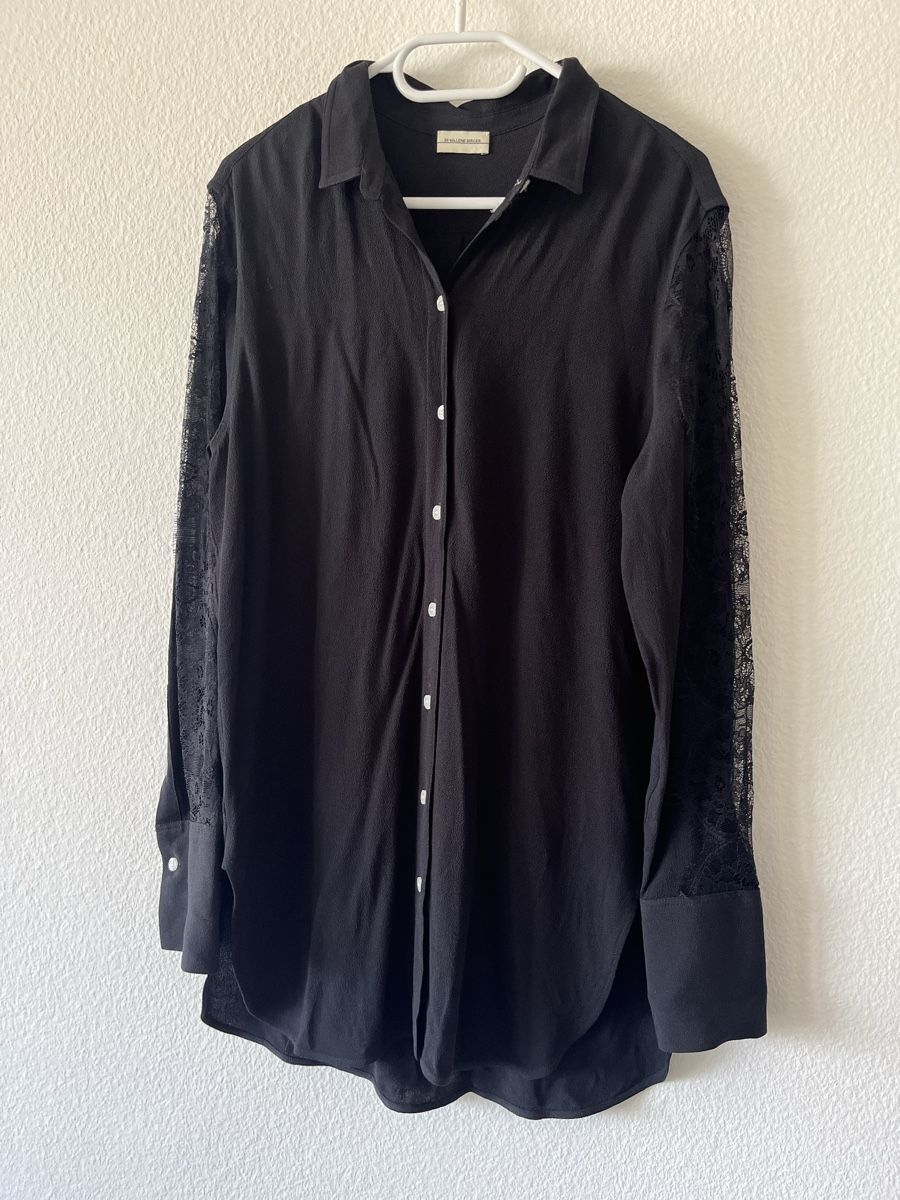 Malene Birger Camicette: By Malene Birger Bluse Schwarz Spitze 38 – Usato da Au ZH venduto da curio.concept