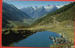 LÖTSCHENTAL Schwarzsee gegen die Rothörner