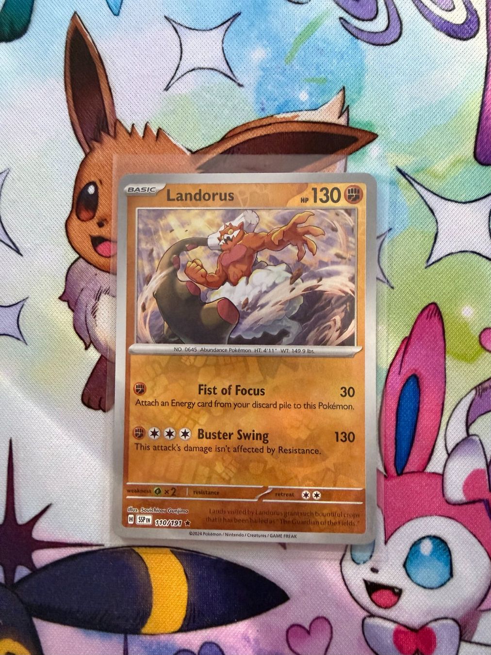 Pokémon Sammelbilder & Trading cards: Pokemon Landorus Reverse Holo 110/191 SSP – Gebraucht aus Grindelwald von TSG-G-Town