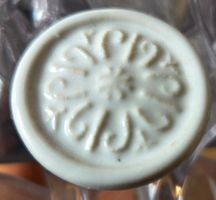 Möbelknopf Keramik creme
