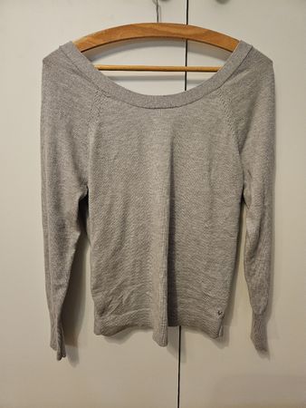 Toller Pulli aus feinem Strick mit raffiniertem Rücken, Gr.M