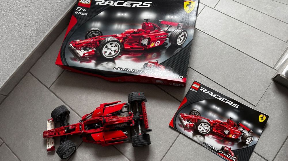 Lego Racers 8386 Ferrari F1 Racer 1:10 + Anleitung (Gebraucht) in ...