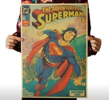 Supermann Plakat aus Papier/Poster %%%