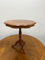 Salontisch Louis Philippe Stil furniertes Holz mit Intarsien