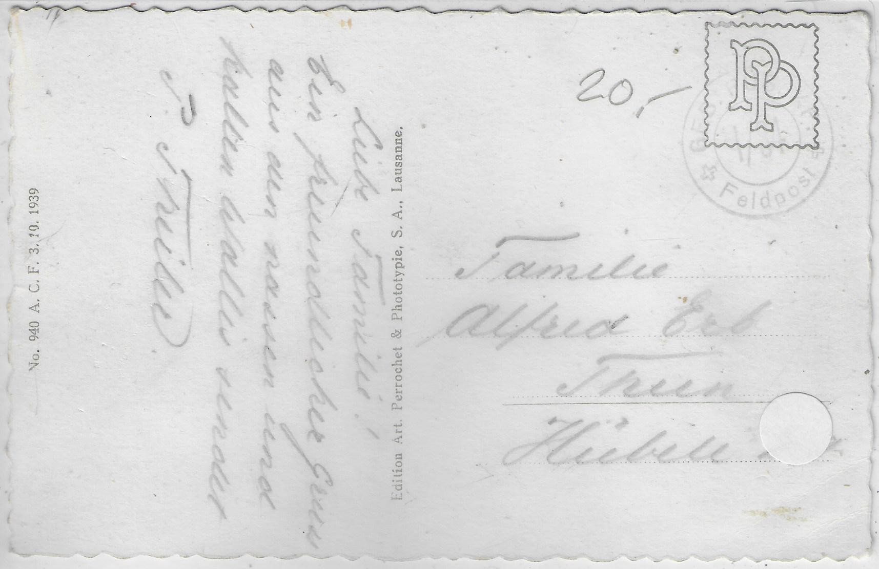 Cartoline postali: Oberwald Ober-Wallis – Usato da Ettingen venduto da Kartenplanet 1