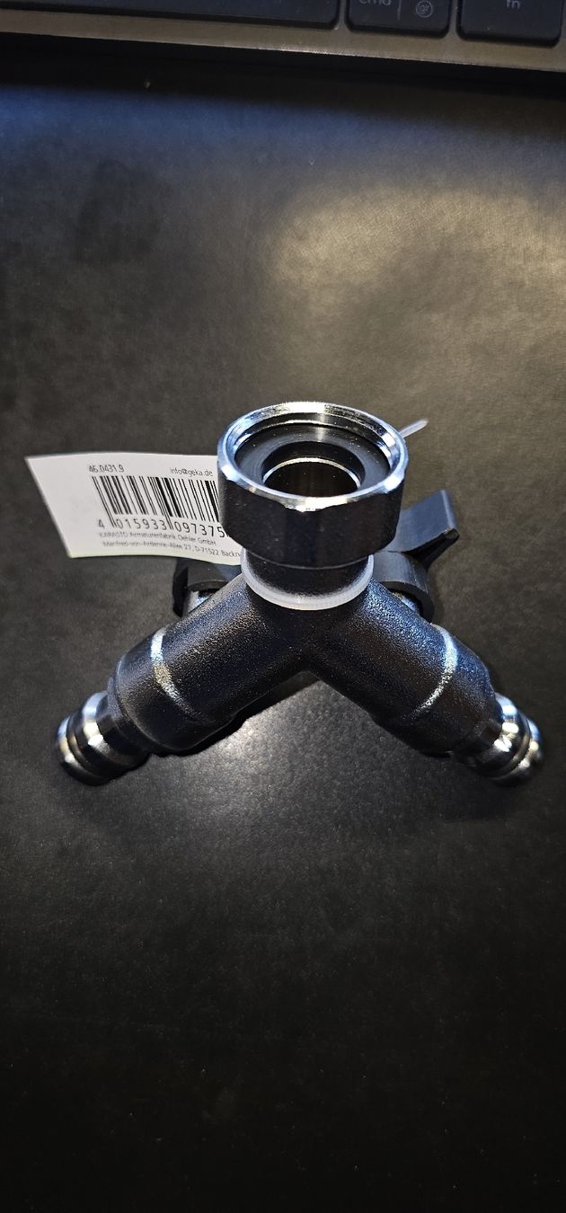 Rubinetteria: GEKA Zweiwegeventil Messing verchromt   G 3/4" – Nuovo e nell'imballaggio originale da Chur venduto da Sihar 1