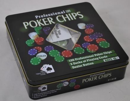 Giochi: Professional Poker Chips – Nuovo e nell'imballaggio originale da Buchs SG venduto da Skullep 1