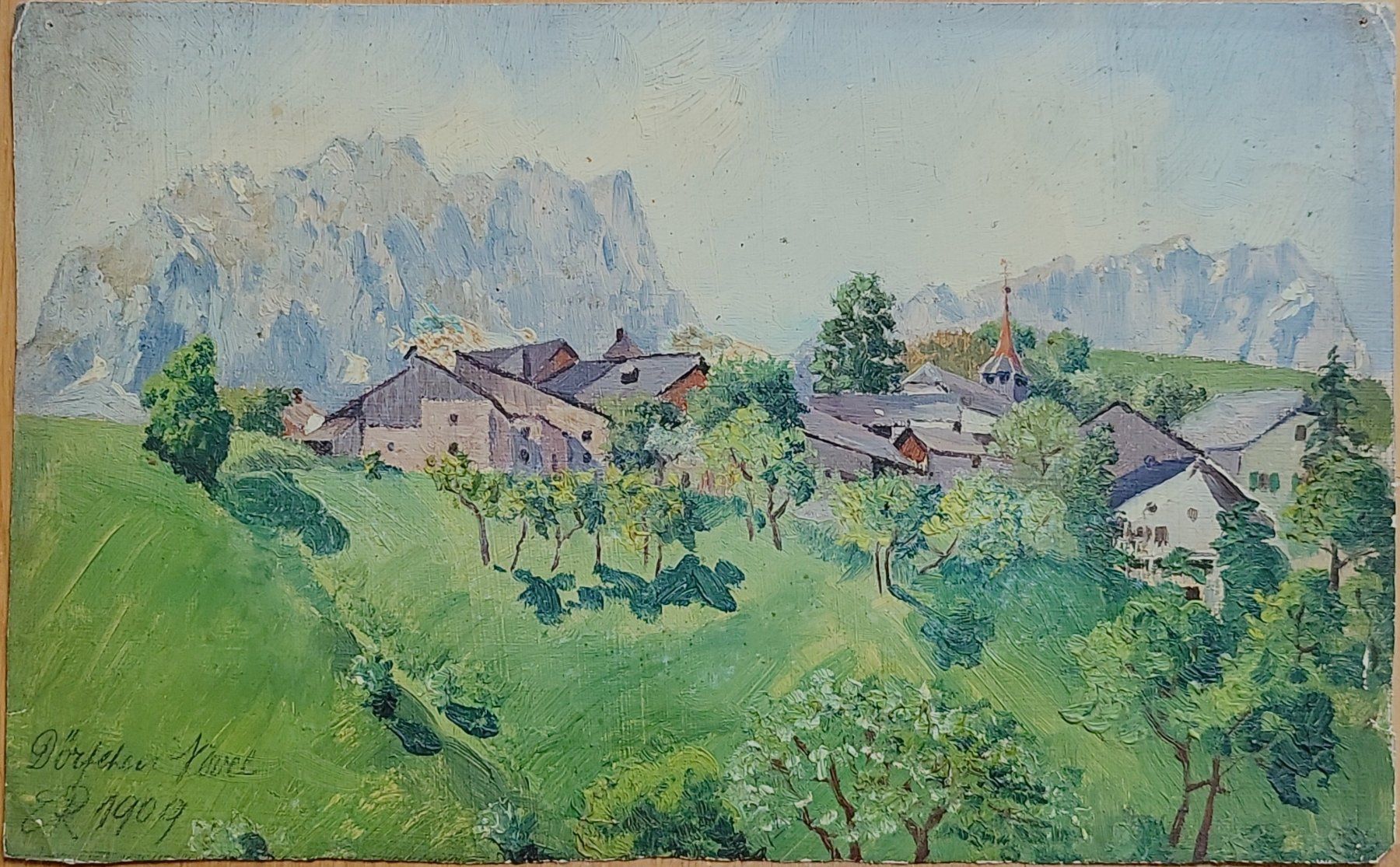 Tableaux: 6 Ölstudien von E. Ruedin – D'occasion à Muttenz par Mithrur 2