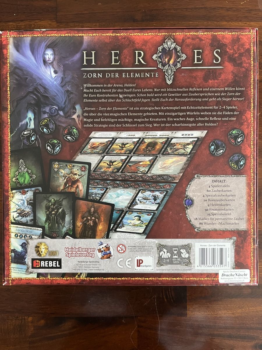 Giochi: Heros Zorn der Elemente – Usato da Steffisburg venduto da reb_z5mh 2