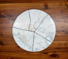 Marmor Platte / Schneidebrett / Deko Durchmesser ca 30cm