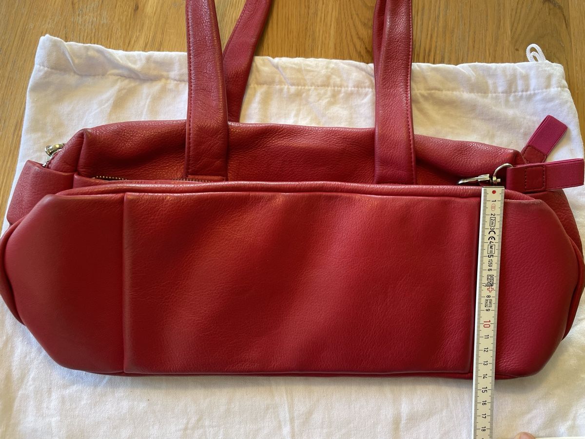 Bree Borse da donna: Rote Bree Lederhandtasche – Usato da Oberdorf BL venduto da julkaz 2