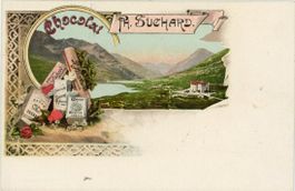 Maloja  GR  -   See   /  Chocolat SUCHARD-Karte  ca. 1 9 0 0