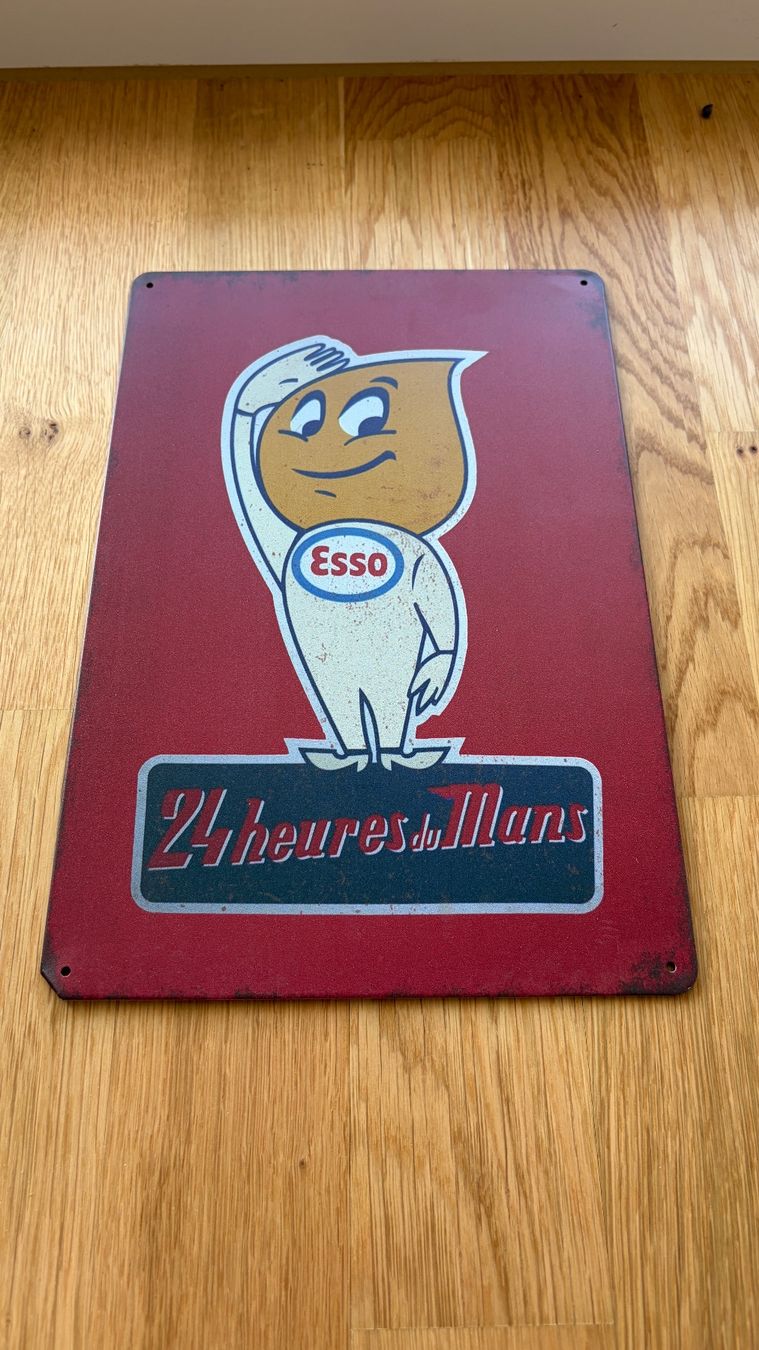 Schilder: Esso 24h Le Mans Blechschild Vintage – Gebraucht aus Höri von cedric_98