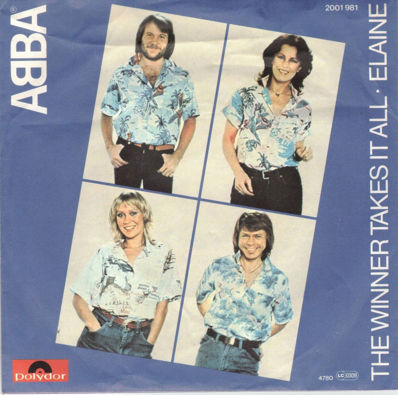 Dischi in vinile: ABBA  --  The winner takes it all  Single7 – Usato da Rheinau venduto da thealbum