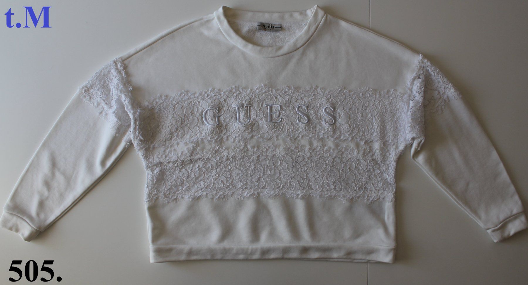 Guess Maglioni & Felpe: Pull GUESS blanc en dentelle t. M – Nuovo (secondo la descrizione) da Peseux venduto da Gilloss 4