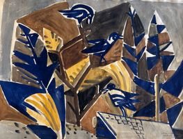 Lill TSCHUDI (1911-2004), Original, Aquarell, Nachlass