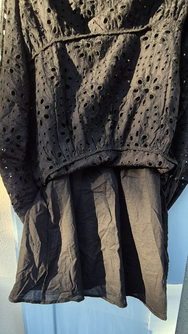 Desigual Kleider: Desigual Robe d'été noire, brodée, taille S – Neu (gemäss Beschreibung) aus Vevey von sil_qz5h 5