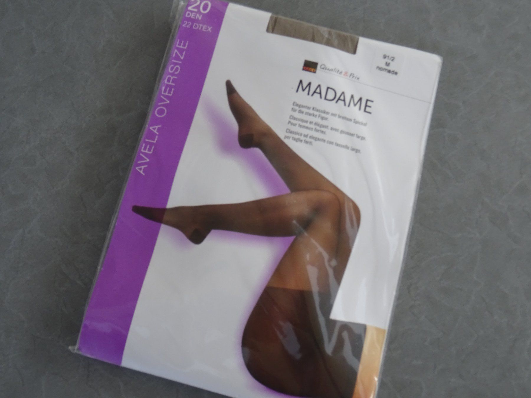 Calze & Collant: Avela Oversitze "Madame" M nomade – Nuovo e nell'imballaggio originale da Rothrist venduto da heinrich1966